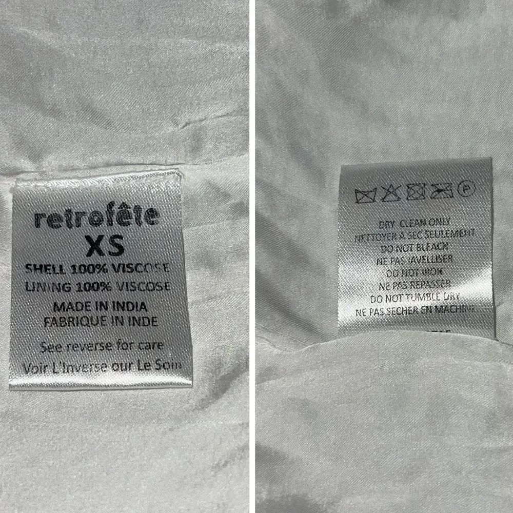NWT Retrofete Gabrielle Robe in Moonglow White XS Revolve - Picture 14 of 15